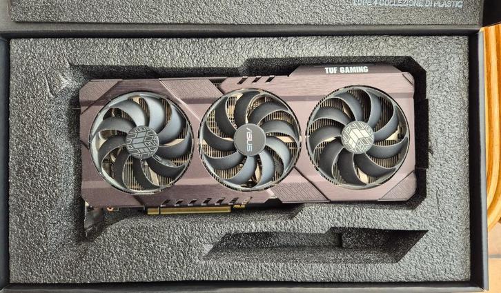 Videokaart TUFGaming Nvidia GTX 3060ti 8GB, Computers en Software, Videokaarten, Zo goed als nieuw, Nvidia, HDMI, DisplayPort