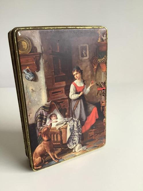 Mooi vintage blik van Jacques chocolade, Verzamelen, Blikken, Zo goed als nieuw, Overige, Overige merken, Ophalen