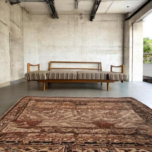 Vintage uitklapbaar daybed / zetel / tweezit Knoll, Antiek en Kunst, Antiek | Meubels | Stoelen en Sofa's, Ophalen of Verzenden
