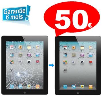 Réparation vitre tactile iPad 4 pas cher à Bruxelles à 50€