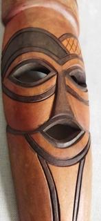 Afrikaans Masker met houtsnijwerk, Ophalen of Verzenden