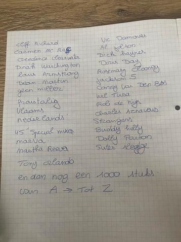 Verschillende lp’s 3000 stuks beschikbaar voor biedingen