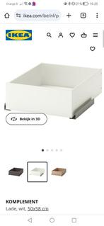 Ikea Komplement lade 50x58cm wit voor Pax, Huis en Inrichting, Ophalen of Verzenden, Zo goed als nieuw
