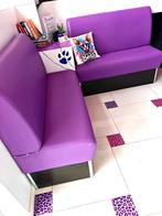 2 paarse wachtbanken, Enlèvement