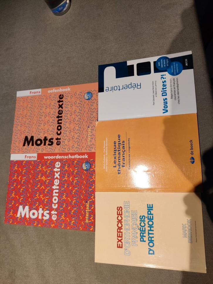 (Lettres) Maîtrise de la langue française et linguistique, Livres, Livres d'étude & Cours, Enlèvement ou Envoi