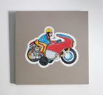 Retro schilderij blikken auto kinderkamer, Kinderen en Baby's, Ophalen of Verzenden, Gebruikt, Wanddecoratie