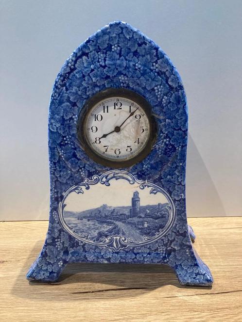 Aardewerken klok rond 1900, Antiek en Kunst, Antiek | Keramiek en Aardewerk, Ophalen of Verzenden