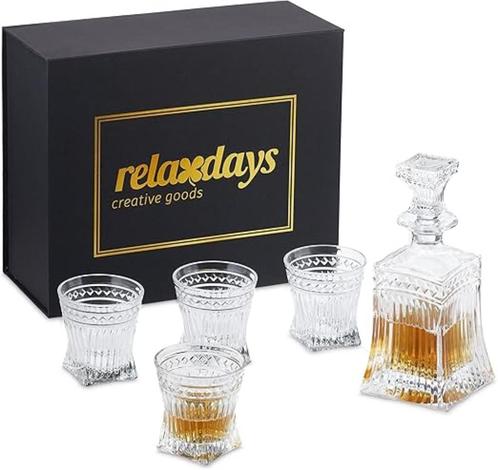 Whisky Karaaf met glazen SNELLE GRATIS LEVERING, Antiek en Kunst, Antiek | Glaswerk en Kristal, Verzenden