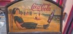 Ancien panneau publicitaire Coca-Cola vintage, Collections, Panneau publicitaire