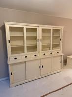 Massief houteneiken buffetkast, Huis en Inrichting, Kasten | Buffetkasten, Ophalen, Gebruikt, 200 cm of meer, Eikenhout