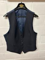 Donkerblauwe mannen gilet maat 46 of S, Zwart, Ophalen of Verzenden, ?, Gedragen