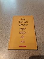 Luc de Vos - De rest is geschiedenis, Ophalen of Verzenden, Zo goed als nieuw, Luc de Vos