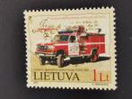 Litouwen 2002 -  200 jaar brandweer in Vilnius - Ford 350, Postzegels en Munten, Ophalen of Verzenden, Overige landen, Gestempeld