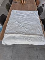 Couette Micky Mouse et housse de couette en flanelle blanche, Enlèvement ou Envoi, Utilisé, 100 cm ou plus, Autres types