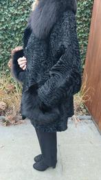 Manteau en fourrure avec col, Enlèvement ou Envoi, Taille 42/44 (L)