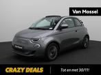 Fiat 500 C Icon 42 kWh Cabrio | ECC | Navi | LMV | Cabrio |, Auto's, Stof, Cabriolet, Te koop, 42 kWh