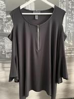 prachtige zwarte feestelijke blouse Frank Lyman Design 48-50, Zwart, Maat 46/48 (XL) of groter, Ophalen of Verzenden, Zo goed als nieuw