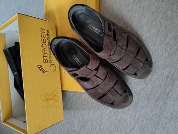 Donkergrijze schoenen velcro maat 41 Ströber  beschikbaar voor biedingen