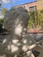 tuinbeeld xl cupido engel amor mooie staat +90cm hoog, Tuin en Terras, Tuinbeelden, Ophalen, Gebruikt, Beton, Engelenbeeld