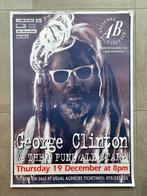 Poster George Clinton in AB Brussel 19 december, Comme neuf, Enlèvement ou Envoi