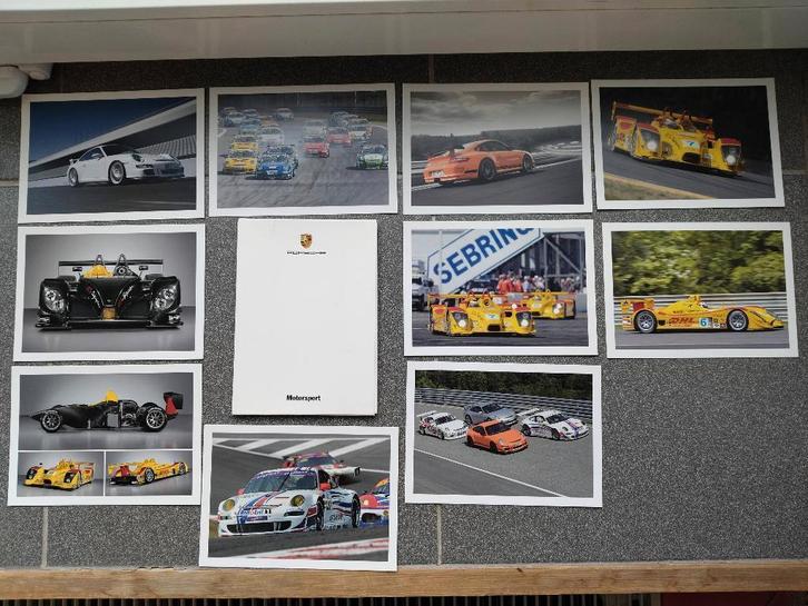 Porsche motorsport ansichtkaarten, Verzamelen, Postkaarten | Themakaarten, Ongelopen, Voertuig, Ophalen of Verzenden