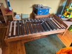 Lit en bois 1 personne + sommier lattoflex, Huis en Inrichting, Ophalen, Gebruikt, 90 cm, Eenpersoons