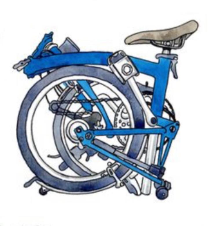 Brompton vouwfiets M6R - tempest blue, Auto diversen, Overige Auto diversen, Ophalen of Verzenden