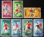 Mongolia	WK voetbal 86, Postzegels en Munten, Ophalen of Verzenden, Gestempeld, Sport