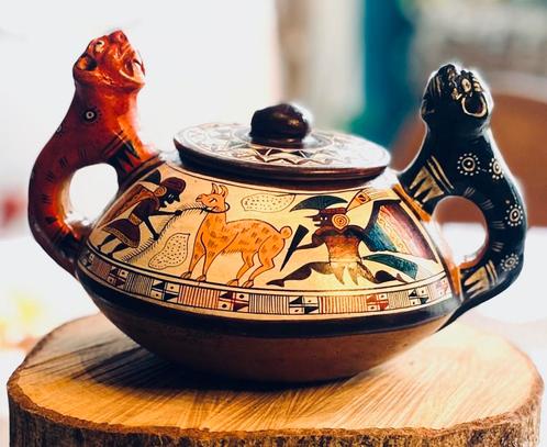 Chinchero Cusco potje, Antiek en Kunst, Antiek | Keramiek en Aardewerk, Ophalen of Verzenden