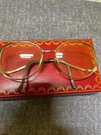 Origine Cartier gold plated bril jaren 70-80, Handtassen en Accessoires, Zonnebrillen en Brillen | Dames, Verzenden, Gebruikt