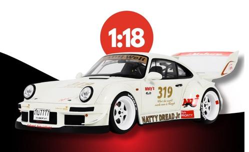 Porsche RWB Natty Dread (Junior white) GT Spirit, Hobby en Vrije tijd, Modelauto's | 1:18, Nieuw, Auto, Overige merken, Ophalen of Verzenden