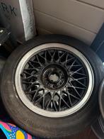 1x Bmw e30 bbs zwart 15 inch origineel 4x100 et24 met band, Ophalen of Verzenden, Gebruikt, BMW