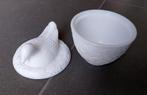 TE KOOP : Vintage 'Avon' potje 'duif op nest', wit opaline, Enlèvement