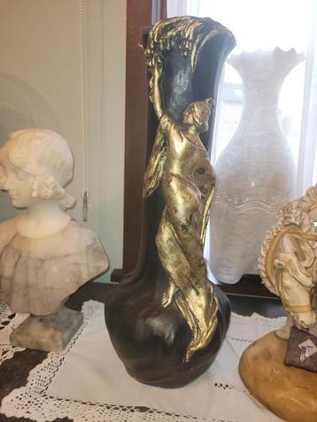 Zeldzame art deco vaas gemerkt G.Van Vaerenbergh beschikbaar voor biedingen