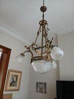 Lustre art nouveau 3 branches 110 cm fer forgé, Enlèvement