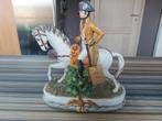 Capodimonte Ditta Ronchi figurine horse with napoleon, Antiquités & Art, Envoi