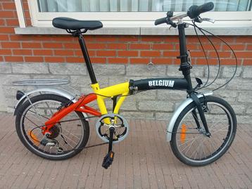 Vouwfiets , Belgische driekleur , NIEUW.......... beschikbaar voor biedingen
