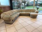 Salon in Nubuck leder, Ophalen, Gebruikt, Leer