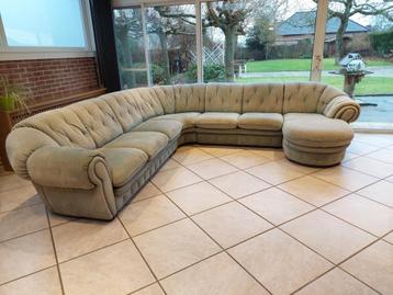 Salon in Nubuck leder beschikbaar voor biedingen