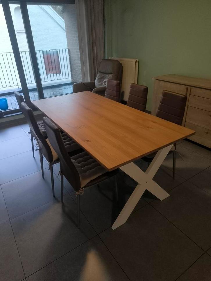 Eetkamer, Huis en Inrichting, Complete eetkamers, Gebruikt, 4 tot 6 stoelen, Ophalen