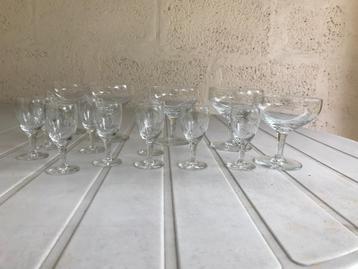 Verres crystal Val St Lambert beschikbaar voor biedingen