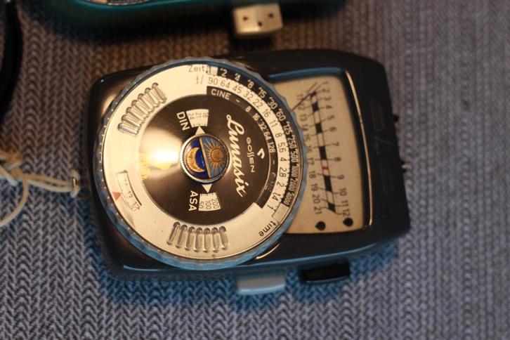 Lunasix lichtmeter + Miranda Cadius, Audio, Tv en Foto, Fotocamera's Analoog, Gebruikt, Compact, Overige Merken, Ophalen