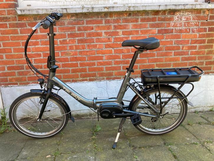 Talent elektrische vouwfiets lage instap met middenmotor, Fietsen en Brommers, Elektrische fietsen, Zo goed als nieuw, Overige merken