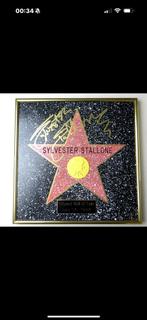 SYLVESTER STALLONE WALK OF FAME HAND SIGNED + COA !!!, Ophalen of Verzenden, Zo goed als nieuw, Film, Overige typen