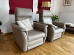 Elektrische stoelen van leer, Huis en Inrichting, Fauteuils, Ophalen, Zo goed als nieuw, Leer