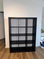 Ikea Kallax kast zwart/donkerbruin 112x147x39 cm, Enlèvement, Comme neuf