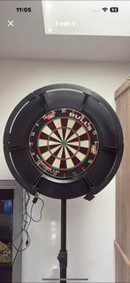 Dartbord+ staander + led, Enlèvement, Utilisé