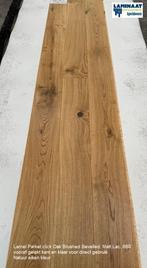 109m2 Lamel Parket click Oak Brushed matt Lac. 660 = €4354, Parket, Bruin, 75 m² of meer, Meerdere lagen Lamel Parket click 14mm dik