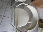 TOPKOOP PRACHTIGE STOELEN IN ECHT WIT LEDER  4 ST 200 EURO, Huis en Inrichting, Ophalen, Zo goed als nieuw, Wit