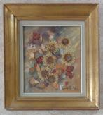 RENEE KEULLER / FLORAAL THEMA / COLLAGE / 60x55cm / KADER, Enlèvement ou Envoi